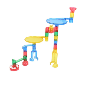 Educational Labyrinth Race Marble Toy with Bright Colors for, Great Brain Stimulating Toys to Develop Practical Skills, Safe and Not for 4 (38pcs)