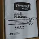 Depend Guards Incontinence Pads for Men, Overnight Absorbency, 84 Count