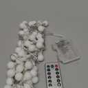 Globe String Lights Battery Operated Warm White Water proof 2 Pack 19.7FT 40 LED Globe Fairy String Light 8 Modes with Remote Control , for Home, Party, Christmas, Wedding, Garden Decoration