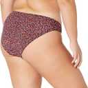 Amazon Essentials Womens Classic Bikini Swimsuit Bottom (2X, Brick Red Leopard)