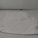 Boho White Body Pillowcase 20x54in - Ruffled Fringe Decor Sham