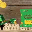 Fruidles St. Patrick's Day Chocolate Coins Leprechaun Lucky Gold Coins, Belgian Milk Chocolate Coins Nut-Free (1000-Pack) (EXP 06/08/27)