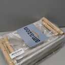 Round Paper Rope Storage Basket, Wicker Baskets for Organizing with Handle, Decorative Bins for Countertop, Toilet Paper Basket for Toilet Tank Top, Small Baskets Set (Set of 2,Beige)