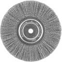 DEWALT Wire Wheel, 8-Inch, Crimped, 5/8-Inch Arbor, Wide Face, .014-Inch (DW4907) (Multi)
