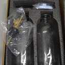 2Pcs Glass Oil Dispenser Oil Bottle for Kitchen Condiments Vinegar Storage Jar for Soy Sauce and Salad Dressings