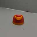 Replacement Lid for Owala Freesip, Compatible with Owala Cup 16oz 24oz 32oz 40oz, One Button Water Bottle Top Lid Replacement Accessory, Leakproof, BPA-Free, Orange Red