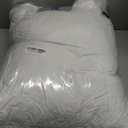 Oubonun 12 x 20 Lumbar Pillow (Set of 2) - 100% Cotton Cover - Rectangle Square Sofa Pillow Inserts - Decorative Pillow Pair - White Couch Pillow