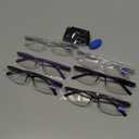 Gaoye 6 pack Executive Style Reading Glasses Men - Durable Readers with Blue Light Filtering - Comfortable Fit with TR90 Frames (Color Mix 1, +2.75)