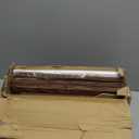 9x11 Picture Frame Set of 4, Made of Real Glass and Rustic Brown Frame - Display Picture 7x9 with Mat or 9x11 Without Mat, 9 by 11 Photo for Wall or Tabletop