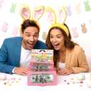 2 x Easter Money Holder with Bunny - 10 Slot Cash Envelope Card for Easter, Birthday, Graduation | Creative Gift for Teens, Kids, Adults, Men & Women (Pink, 1Pcs)