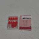 Glamnetic Press On Nails - Fiery Red | Opaque Bright Red Short Almond Fake Nails, Reusable | 15 Sizes - 30 Nail Kit