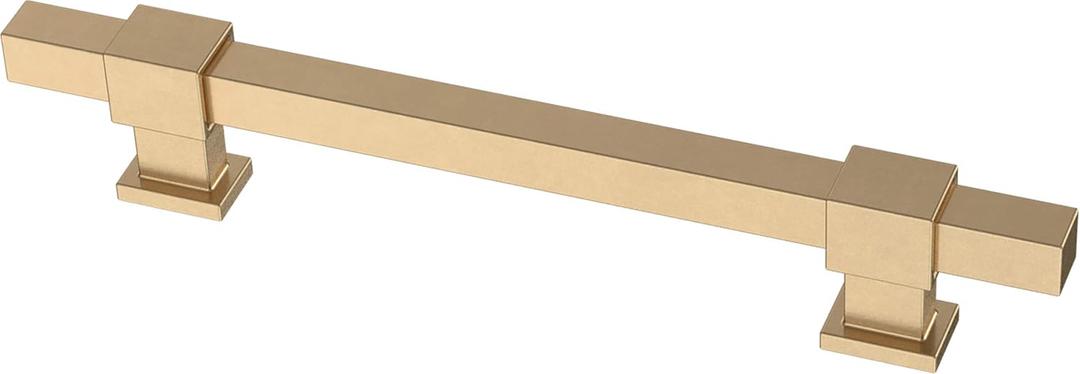 Franklin Brass Adjusta-Pull Square Bar (5-Pack) Adjustable Drawer Pulls/Cabinet Handles 1-3/8" to 6-5/16" Hole Center Champagne Bronze Hardware Kitchen Door, Drawers, Dressers, Furniture P44368-CZ-B