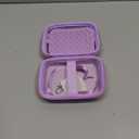 Digital Camera Case Compatible with Canon G7X, SX 740, Camkory FHD 1080P, Kodak FZ55-BK, FZ45-BK Digital Point and Shoot Camera Case, Small Portable Travel Carrying Protective Storage Bag (purple)