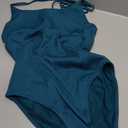 JOLYN Alyssa Fixed Back Women's Athletic One Piece Swimsuit for Competitive Swimming, Lifeguarding, Diving, Medium Coverage (32, Peacock)