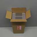 Frcctre 2 Pack Acrylic Display Risers, 5mm Thick Clear Small Display Risers Stand Acrylic Showcase Fixtures Shelf for Dessert Cupcake Figures Toys Cosmetics Perfume-12"x5"x3.3"