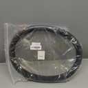 Premium Leather Steering Wheel Cover Compatible with Toyota Tacoma 4Runner Tundra Highlander Sequoia,Non-Slip, Breathable 15-16.5 inch -Yellow-1