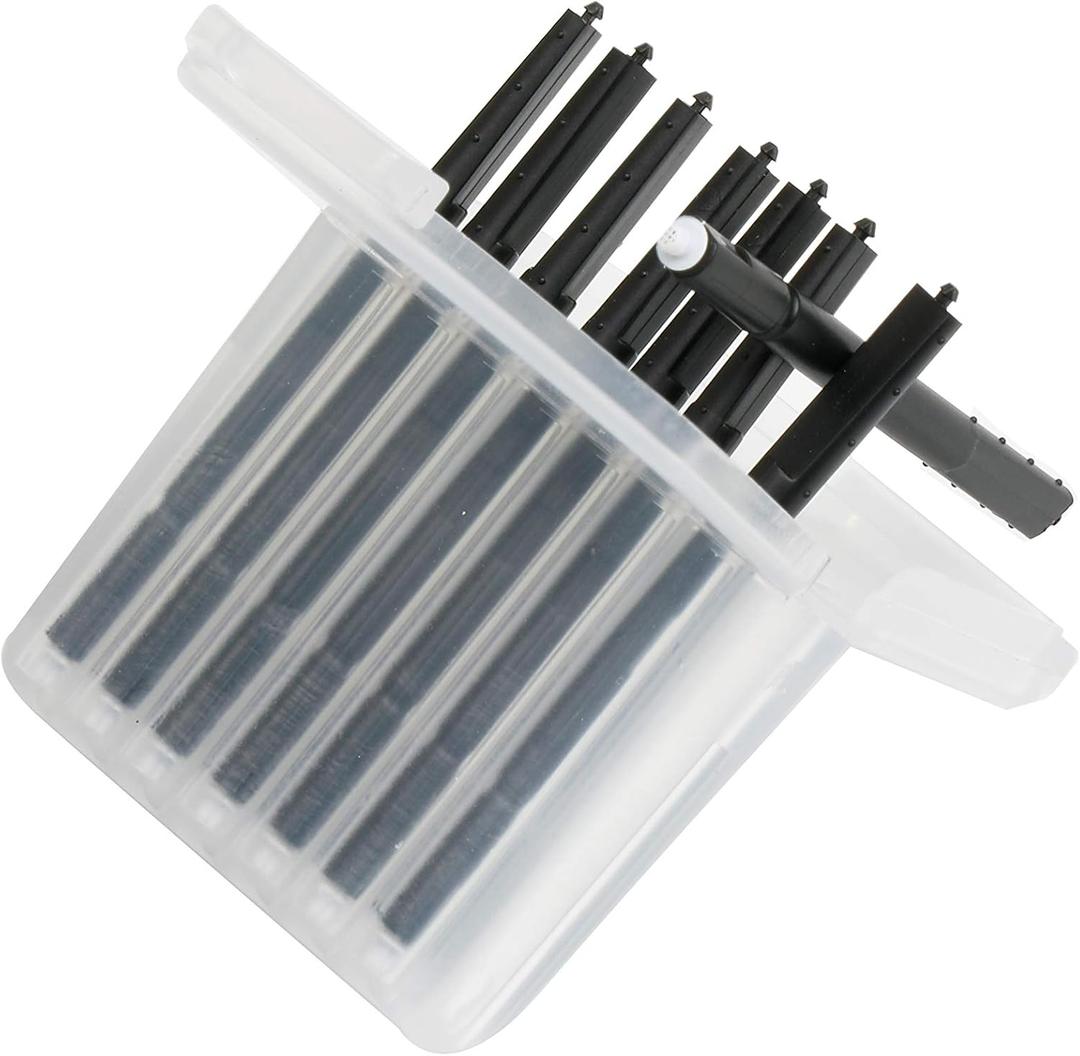  Hearing aid Wax Guard Filter for phonak, widex and Resound Wax Traps Hear Clear Cleaning kit Accessory (40 Filters) (Black)