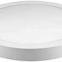 18W LED Ceiling Lights for Office 3200K Surface Mount LED Flat Panel Light AC 110-120V 1800LM Super Slim Shop Commercial Bay Lighting for Hotel Office Kitchen Laundry, Warm White