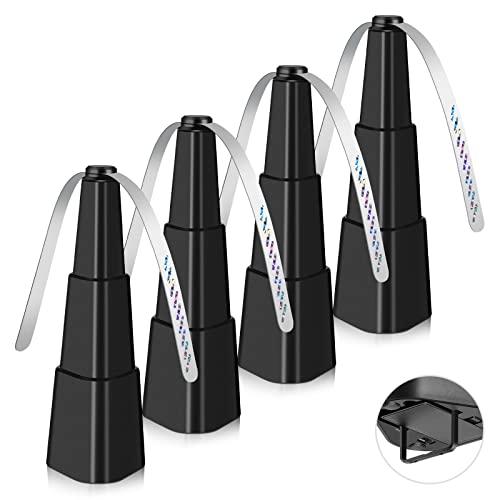 Fly Fans for Tables, Fly Fan Outdoor Indoor Keep Flies Away, Table Top Spinner with Holographic Blades, Flies Deterrent for Picnic, Restaurant, Party, Home, BBQ (4 Pack)
