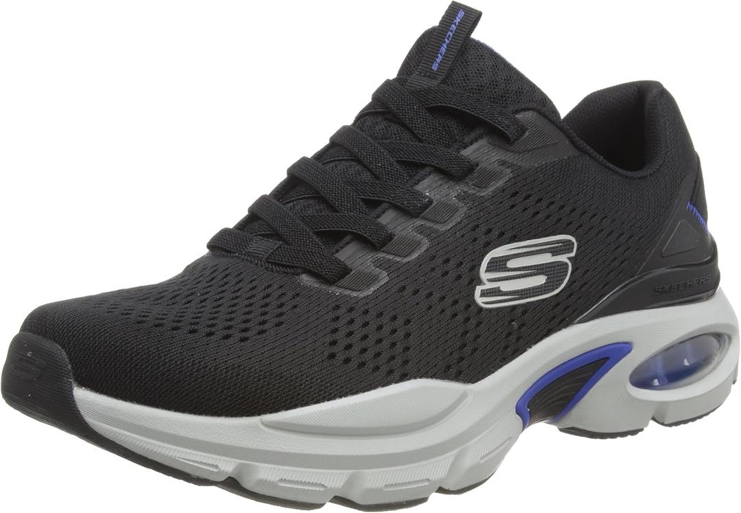 Skechers Men's Skech-air Ventura Loafer (9, Black/Blue)