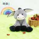 INJOY Group 9” Donkey Stuffed Animals for Newborn Baby,Stuffed Donkey Animal Plush Toys for Boys and Girls,Great Stuffed Gifts for Birthday,Baby Shower,Mother's Day,Machine Washable
