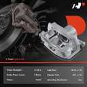 A-Premium Disc Brake Caliper Assembly with Bracket Compatible with Select Lexus Models - IS250 2006 2007 2008 2009 2010 2011 2012 2013 2014 2015 - Front Driver and Passenger Side, 2-PC Set