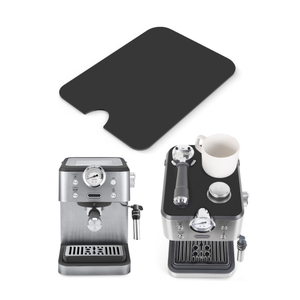 Silicone Top Protector Mat Compatible with Delonghi Espresso Machine EM450M, Custom Cutout Anti-Slip Scratch Guard, 2mm Thin Double-Sided Coffee Machine Top Cover - Accessories for Classic Espresso
