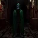 Unisex Vampire Witch Hooded Capes,Women's Halloween Costumes Reversible Cloak,Cosplay Masquerade Party Robes (L/59 inches for Adults, Green + Black)