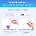 Early Pregnancy Test Kit,Digital Pregnancy Test with Cup at Home,4 Tests (2 Digital+2 Early+1 Urine Cup)