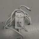 White Power Cord Replacement for Alexa Dot 3rd Gen, Dot 4th Gen, Dot 5th Gen 2022, Echo Pop 15W Power Adapter Charger