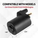 Ignition Coil for for Onan P218G P220 P224G Engine Models BF BFA BG BGA BGE B43E B43G B43M B48G Replace OEM 166-0772 166-0804 541-0522