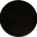 Large Lazy Susan Turntable Wooden Round Tray Rotating for Dining Table Top | Centerpiece Silent Smooth SpinBy Hand Kitchen Turntable Organizer, Easy to Clean (Black, 35.4 in)