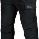 Men's Track Pants Outdoor Athletic Running Casual Joggers Pants with Zipper Pockets Lightweight Quick Dry (Medium, Dark Blue)