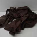 OWENIE Sheer Chocolate Curtains, Sheer Curtains 84 inch Length 2 Panels Set, Rod Pocket Voile Fimly Sheer Drapes for Living Room/Bedroom, 2pcs, Each 42" W x 84" L