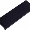 Edge Pulls Black Finger Pull for Cabinets Kitchen Concealed Drawer Pulls 3in Black Cabinet Handles Matte Black Finger Cabinet Pulls 10 Pack Modern 4" Overall Length Easy Installation (Hole Center: 3 in)