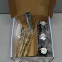 DANCO Bathtub and Shower 3-Handle Remodel/Rebuild Trim Kit for Price Pfister Verve Faucets | Knob Handle Replacement | Chrome (39619)