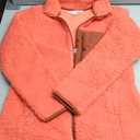 Amazon Essentials Women's Sherpa Long-Sleeve Mock Neck Full-Zip Jacket with Woven Trim Size S