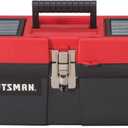CRAFTSMAN Tool Box, Lockable, 16 in., Red/Black (CMST16901)