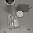 ITSA Travel Electric Kettle 500ml Portable Stainless Steel Water Boiler with Temperature Control & Auto Shut Off  Mini Electric Kettle for Coffee, Tea & Hot Water, BPA-Free (WHITE)