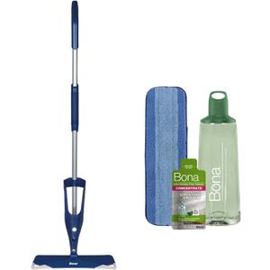 Bona Multi-Surface Floor Premium Spray Mop - Includes Multi-Surface Floor Cleaner Concentrate and Machine Washable Microfiber Cleaning Pad - For Stone, Tile, Laminate and Vinyl LVT/LVP Floors