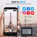 5K Digital Camera with SD Card 32GB, Vlogging Video Camera for Photography, 3'' 180 Flip Screen Travel Cameras Portable Instand Compact Camera for Beginner Teens Waterproof 18X Zoom (Black)