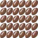 Oleitodh 96 Pcs Mini Football Sports Stress Ball Bulk Mini Foam Sports Ball Kids Adults Football Sports Party Favor Ball Small Relaxable Balls for School Carnival Reward Party Bag Gift Fillers