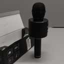 KIDWILL Wireless Bluetooth Karaoke Microphone for Kids and Adults, 5-in-1 Portable Handheld Karaoke Mic Speaker Player Recorder with Adjustable Remix FM Radio for Girls Boys Teens Adults (Matte Black)