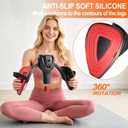 2026 Thigh Master - Pelvic Floor Exercise Devices 10-100lb Adjustable Resistance Inner Thigh Exerciser with Leg Band & Poster - Thigh Trainer, Kegel Trainer, Pelvic Health for Women Men
