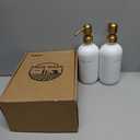 Prus Waso Gold Soap Dispenser Bathroom Set, Hand and Lotion Dispenser with Stainless Steel Pump, Perfect for Modern Bathroom Decor. (Gold)