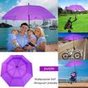 MRTLLOA Extra Large Golf Umbrella, 62 Inch Automatic Open, Oversize Double Canopy Vented Windproof Waterproof Sports Umbrellas for Rain
