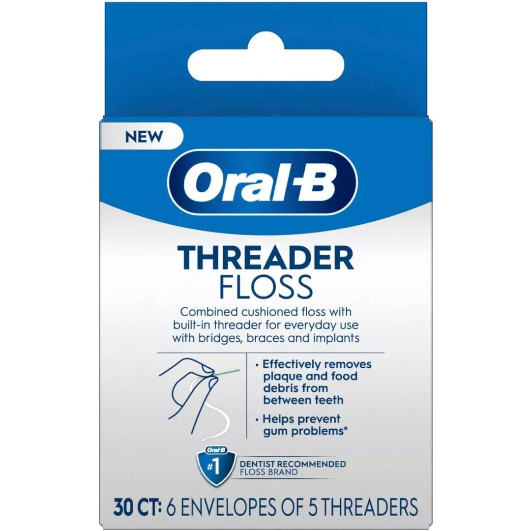 Oral-B Glide Threader Floss (Pack of 2)