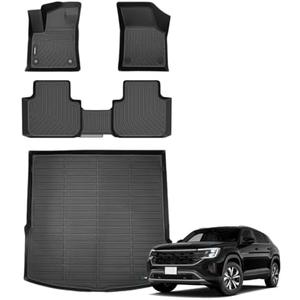 ANBINGO® Floor Mats & Cargo Liner for VW Atlas Cross Sport 2020-2026
SE/SEL/SEL R-Line/SEL Premium R-Line, Atlas Cross Sport (5 Passenger) Waterproof Car Floor Liners Full Set