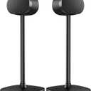 Perlegear Speaker Stand Pair for Sonos Era 300 Speakers, All-Metal 32 Tall Floor Speaker Stand with Cable Management, Enlarged Base, Easy 3-Step Setup, 360 Surround Sound Speaker Stand, PGSS15