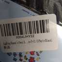 Women's Neon Scrunch Crew Socks 80s 90s Retro 3-Pack Cotton Stacked Boot Calf Cozy Ribbed Slouchy Socks Size 5-10 (Black)